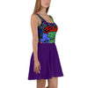 GAMBLERS SKATER DRESS PURPLE